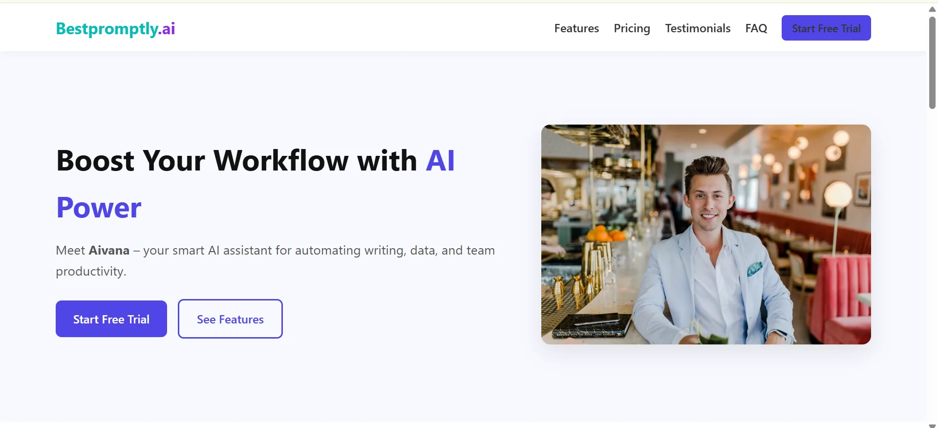 Aivana template preview image