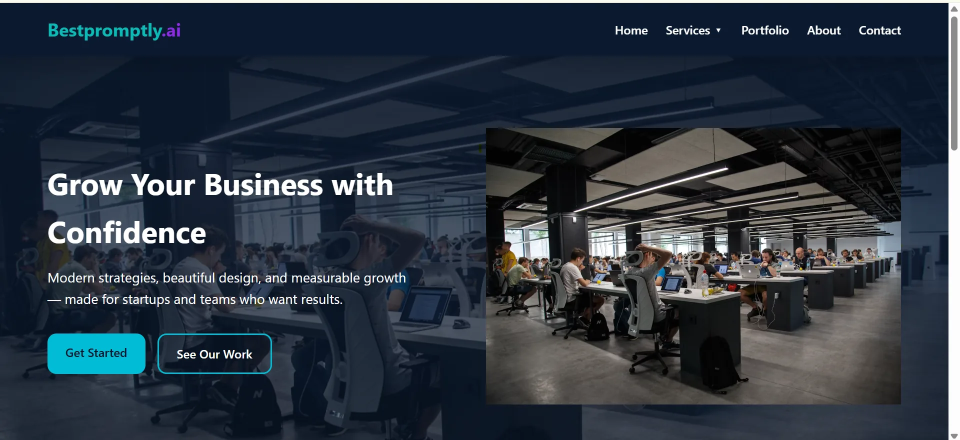 Business2 template preview image