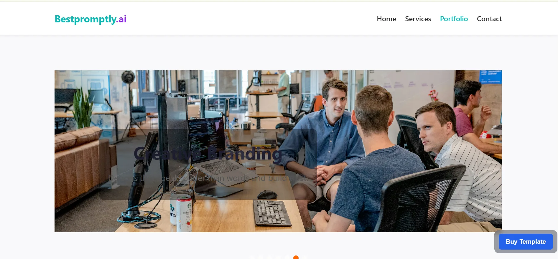 Business3 template preview image