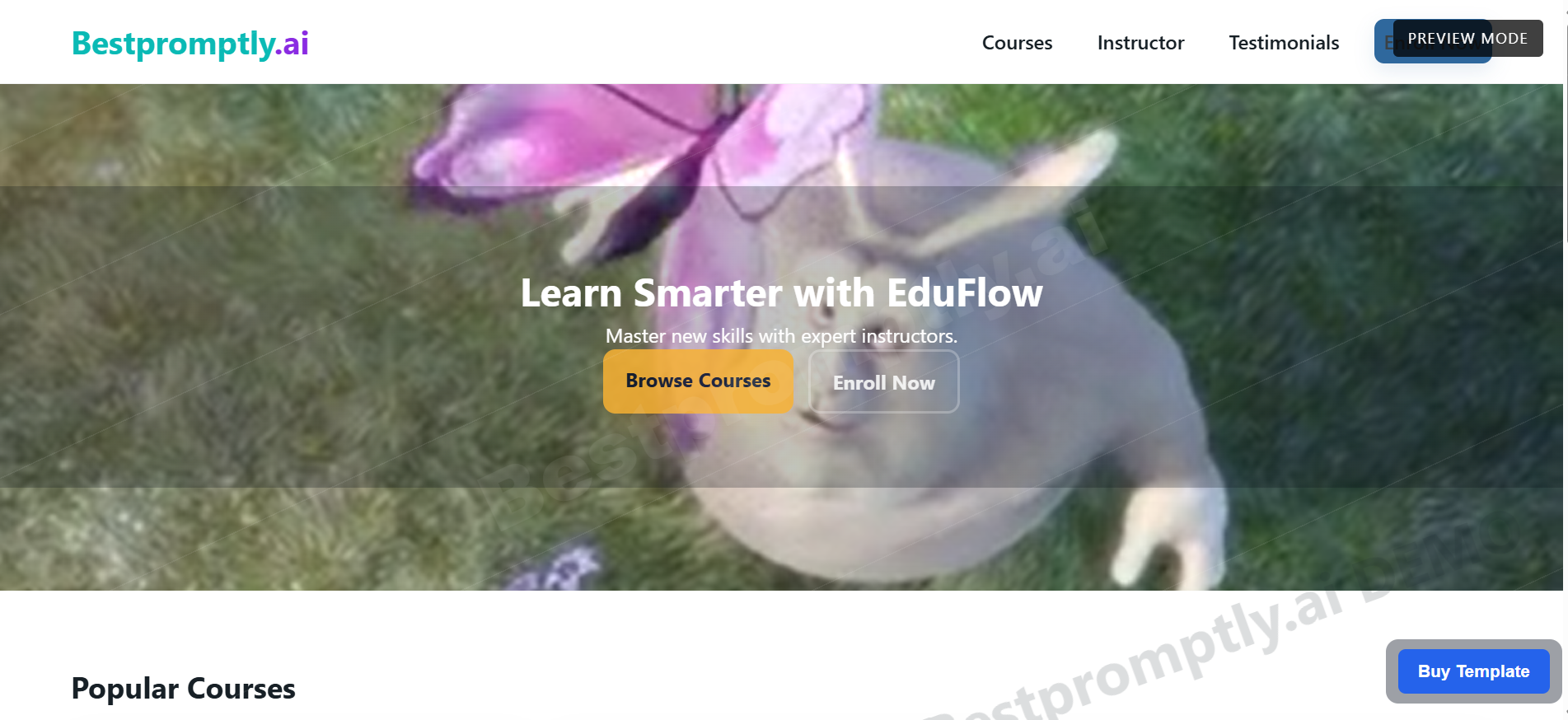 EduFlow – Learn Smarter Template 